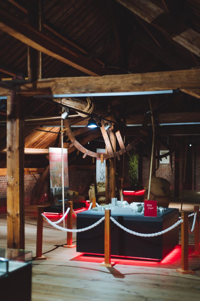 inside the hopmuseum in poperinge