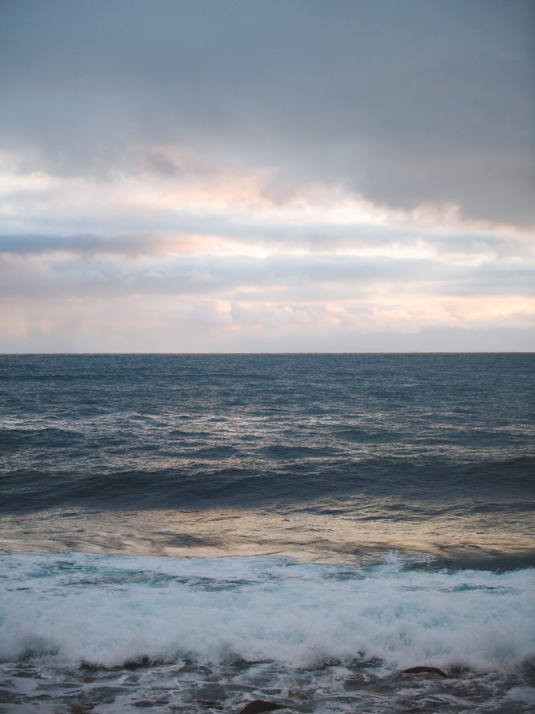 view of the ocean during sunrise in madeira